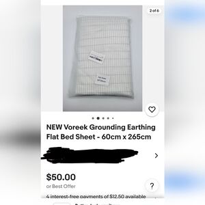 White Grounding Earthing Flat Bed Sheet